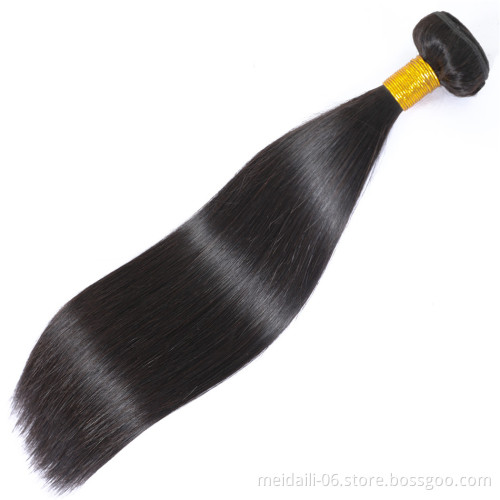 Brazilian Hair Bundle Vendors Double Weft Weave Hair Extensions Bone Straight Human Hair Bundle